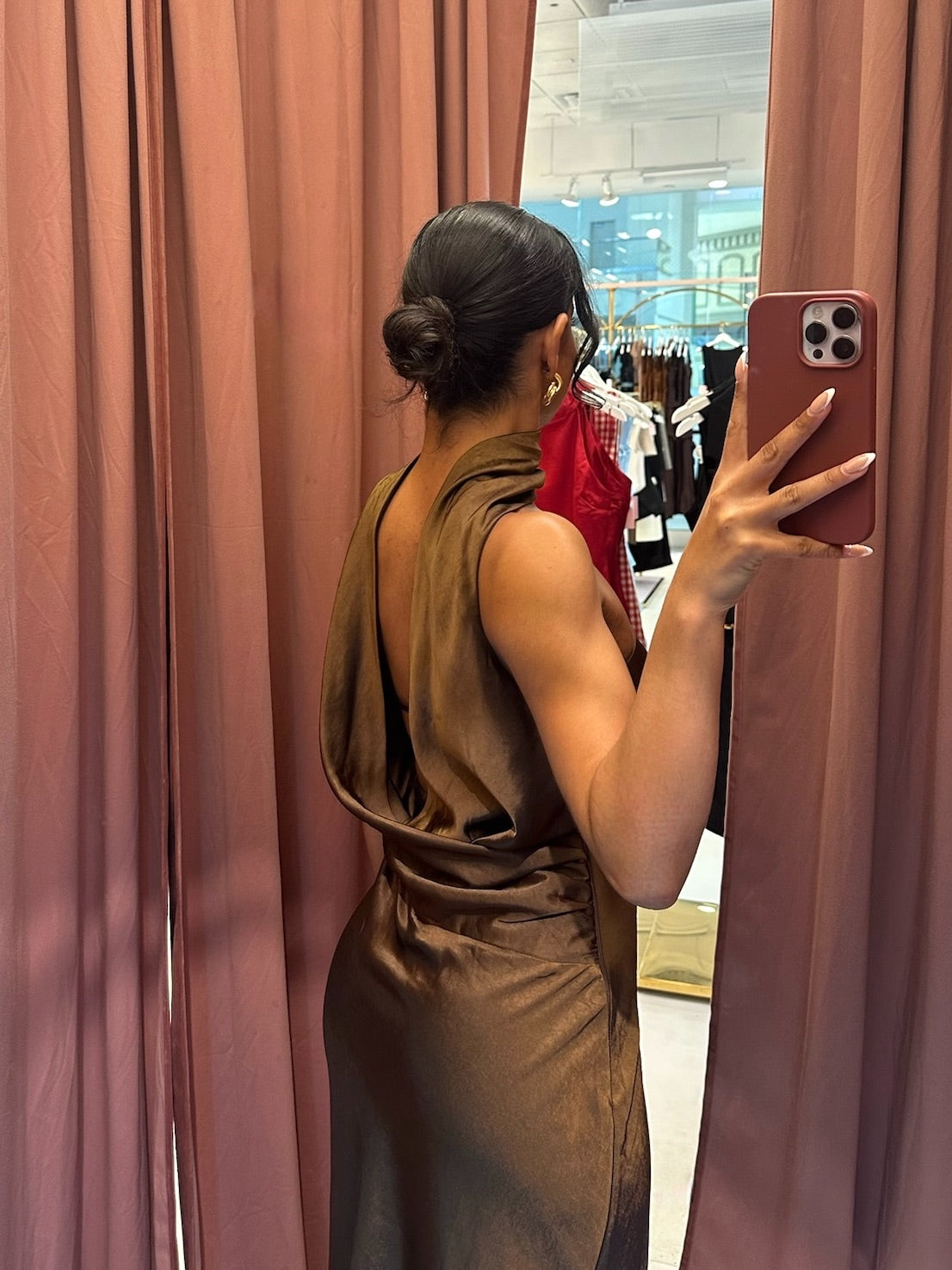 Amara Gown Chocolate