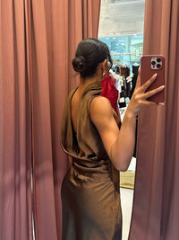 Amara Gown Chocolate