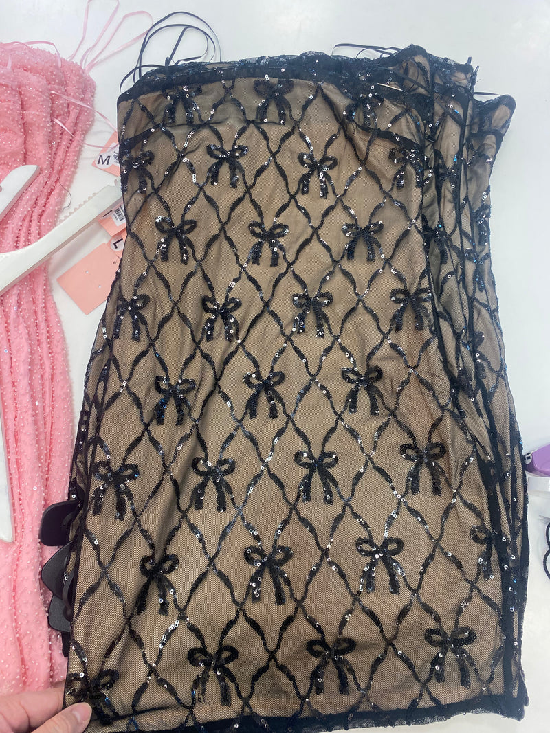 Tessa Sequin Bow Mini