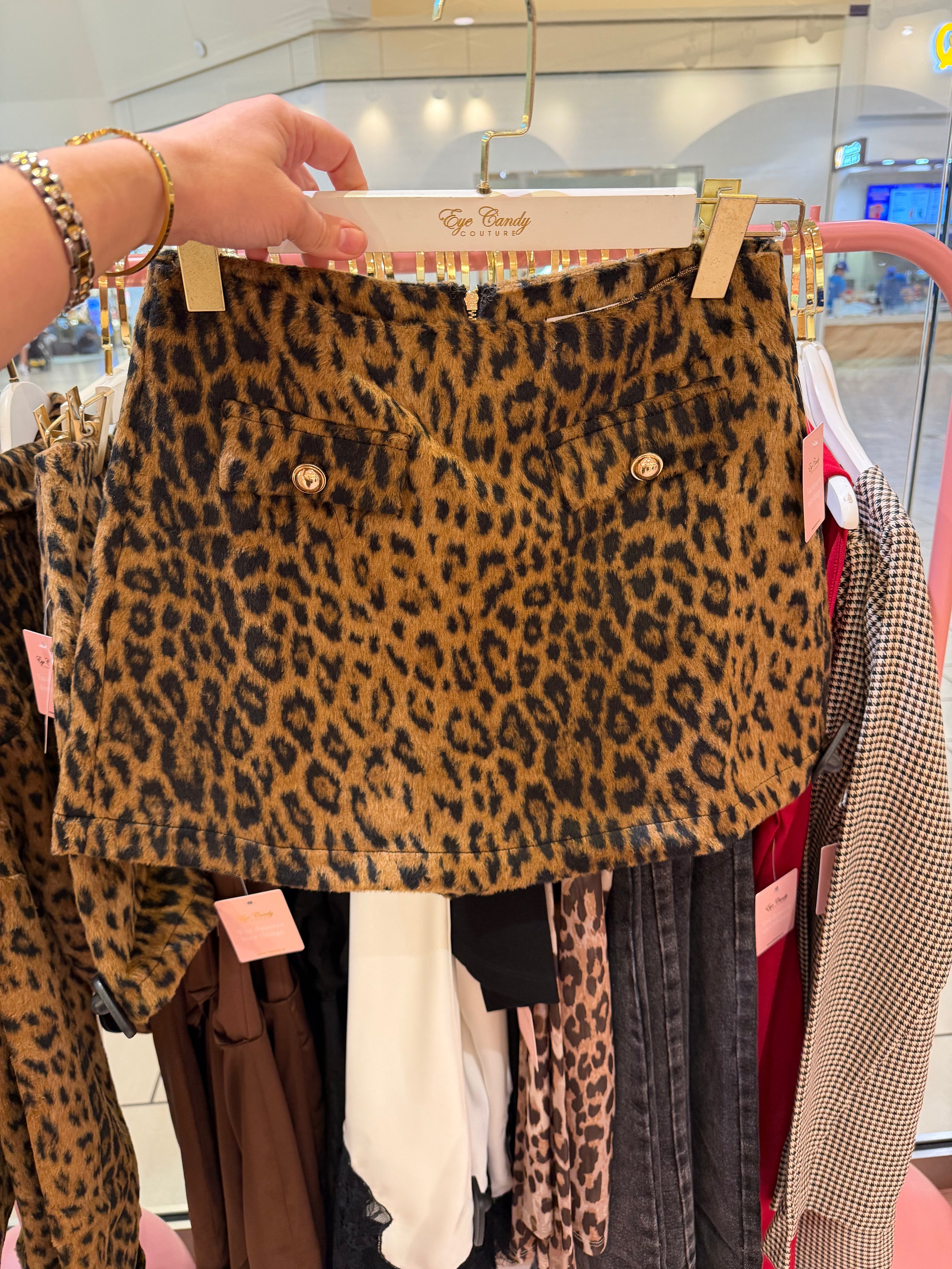 Ayla Leopard Skort