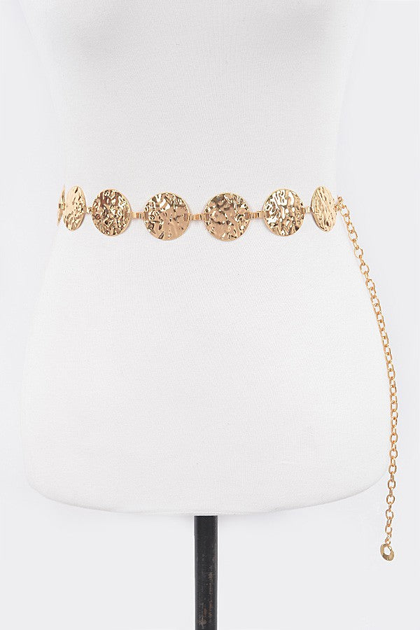 Hammered Chain Belt