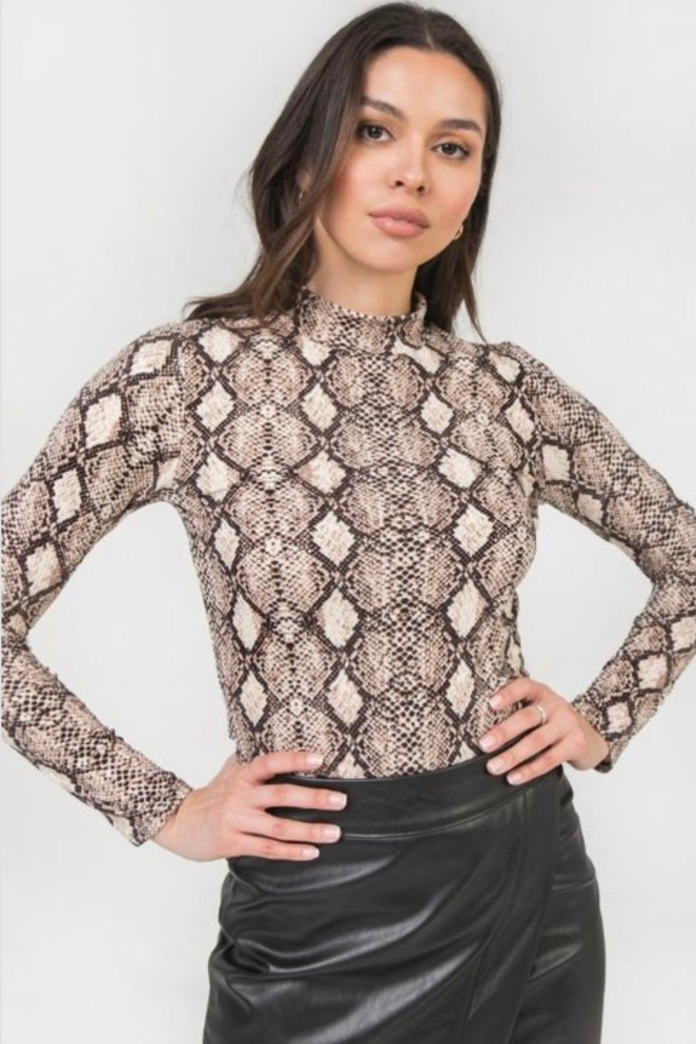Snake Print Top