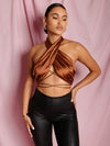 Kendall Cocoa Halter