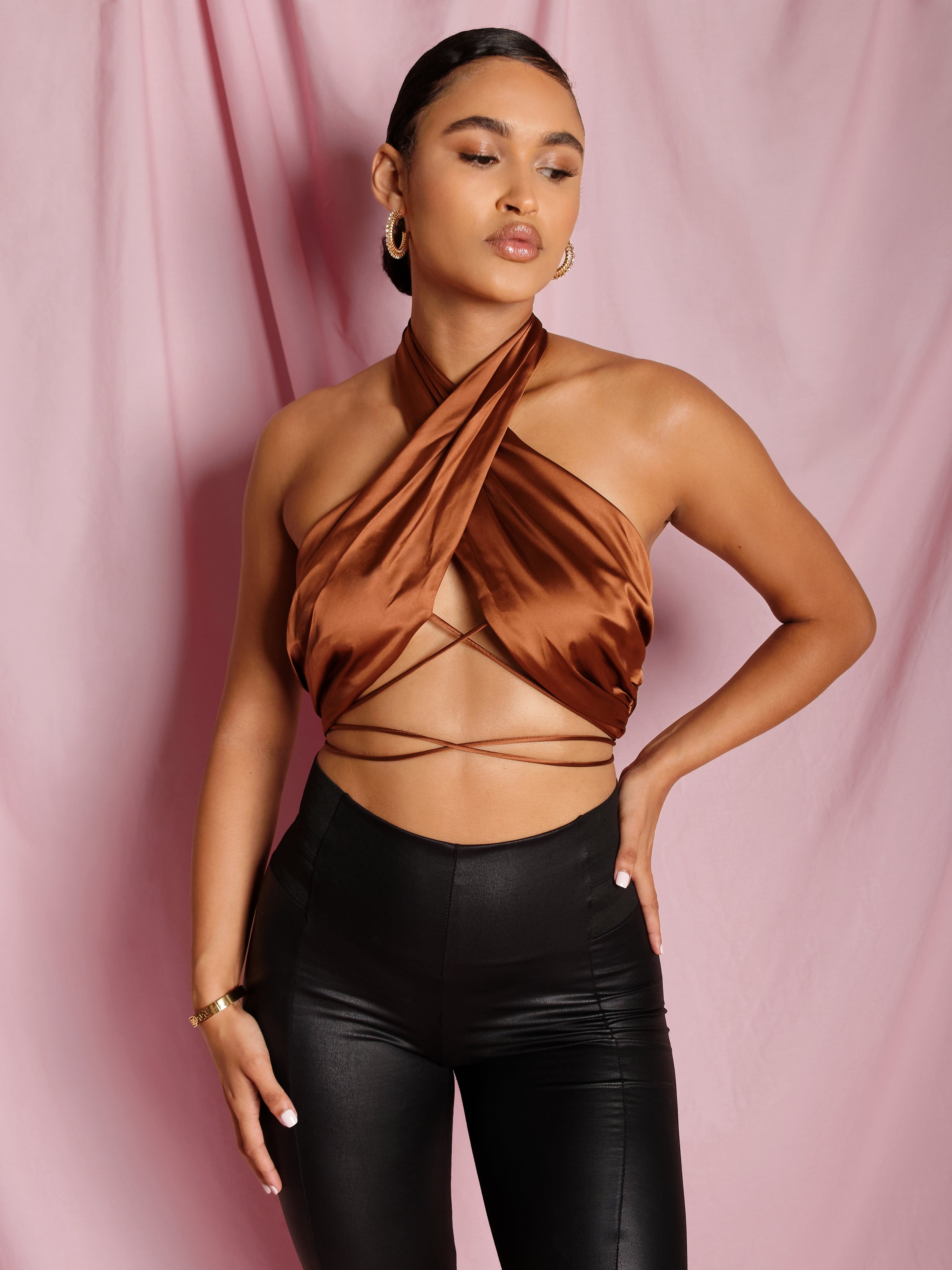 Kendall Cocoa Halter