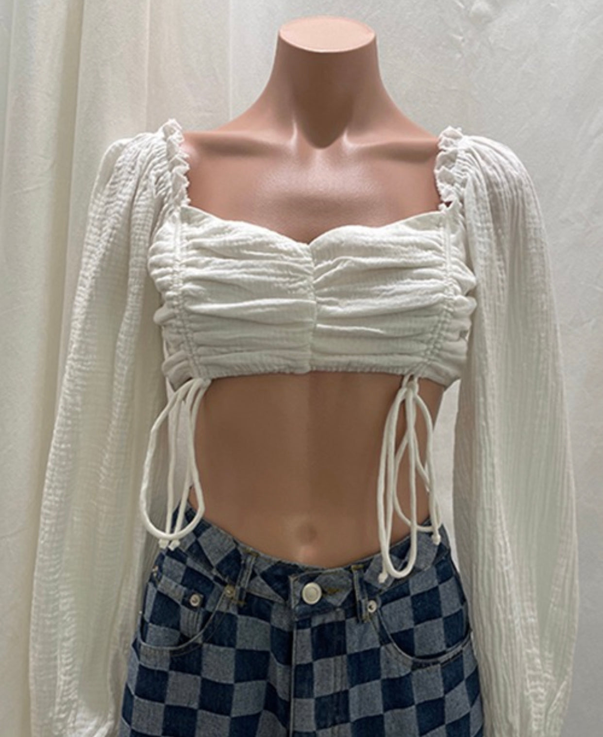Sadie Smocked Crop