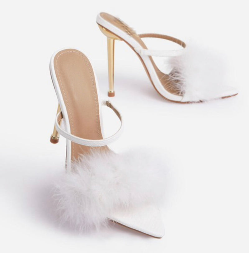 Last Forever White Heel