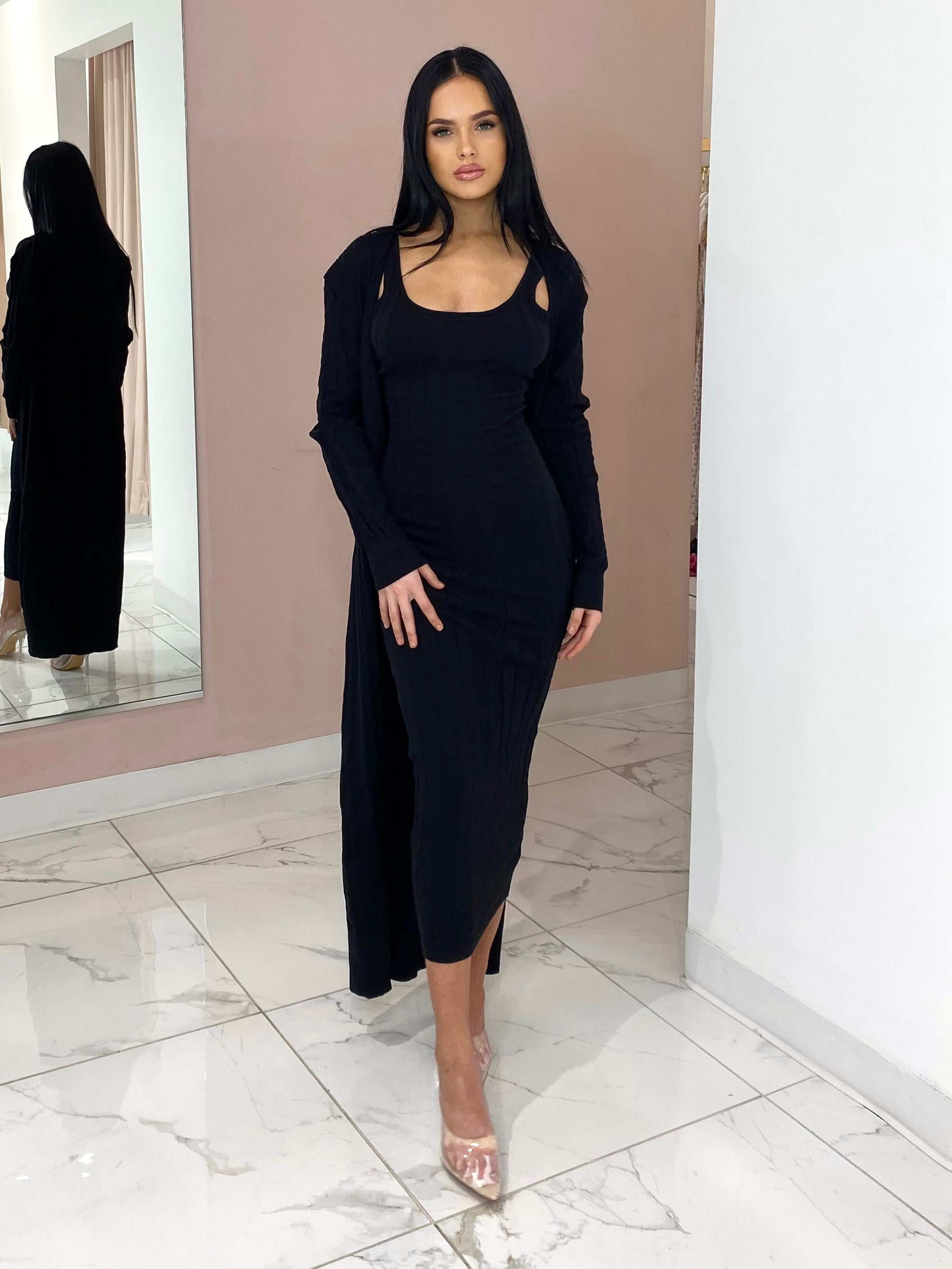 Laila Dress Set Black