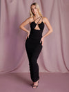 Felis Ruched Midi Black