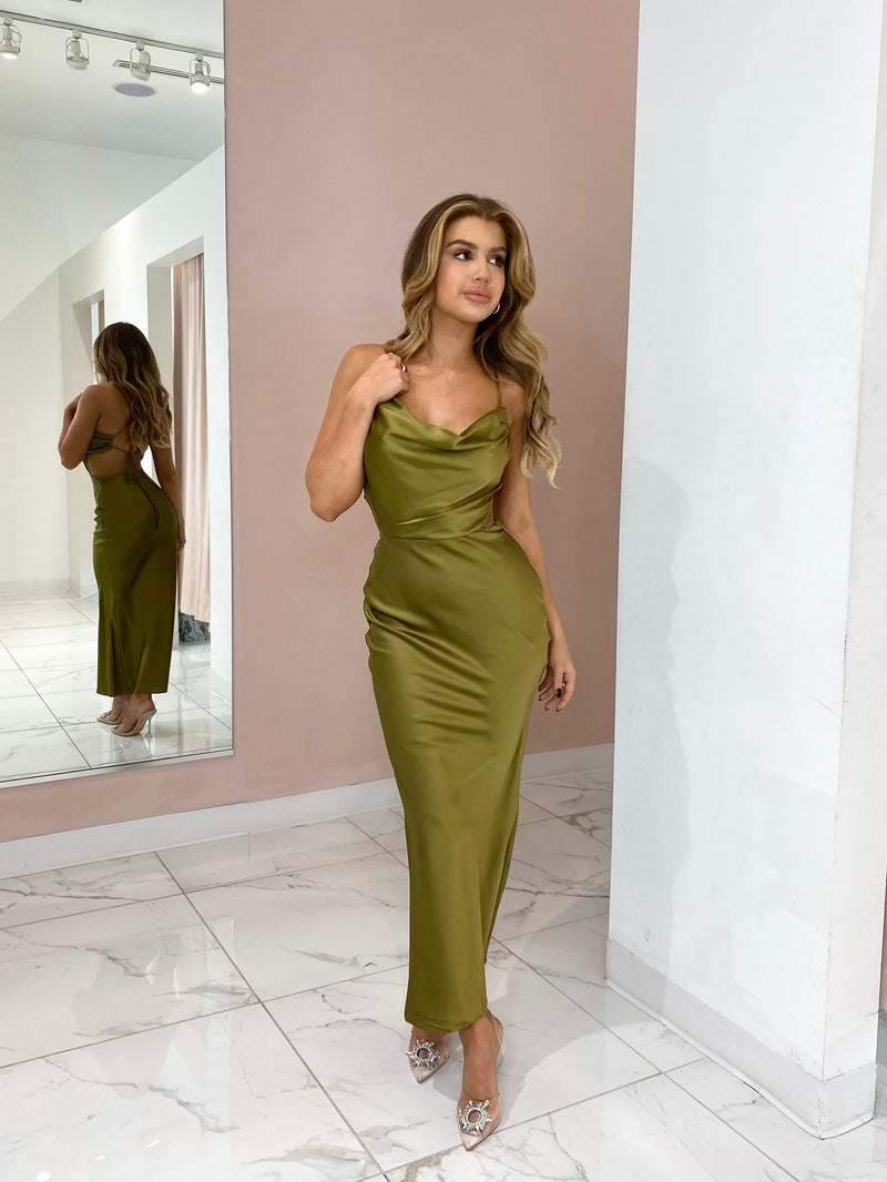 Riane Dress Matcha