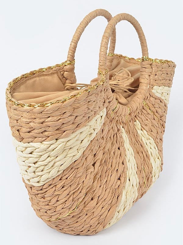 Maya Straw Tote
