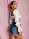 Poplin White Crop