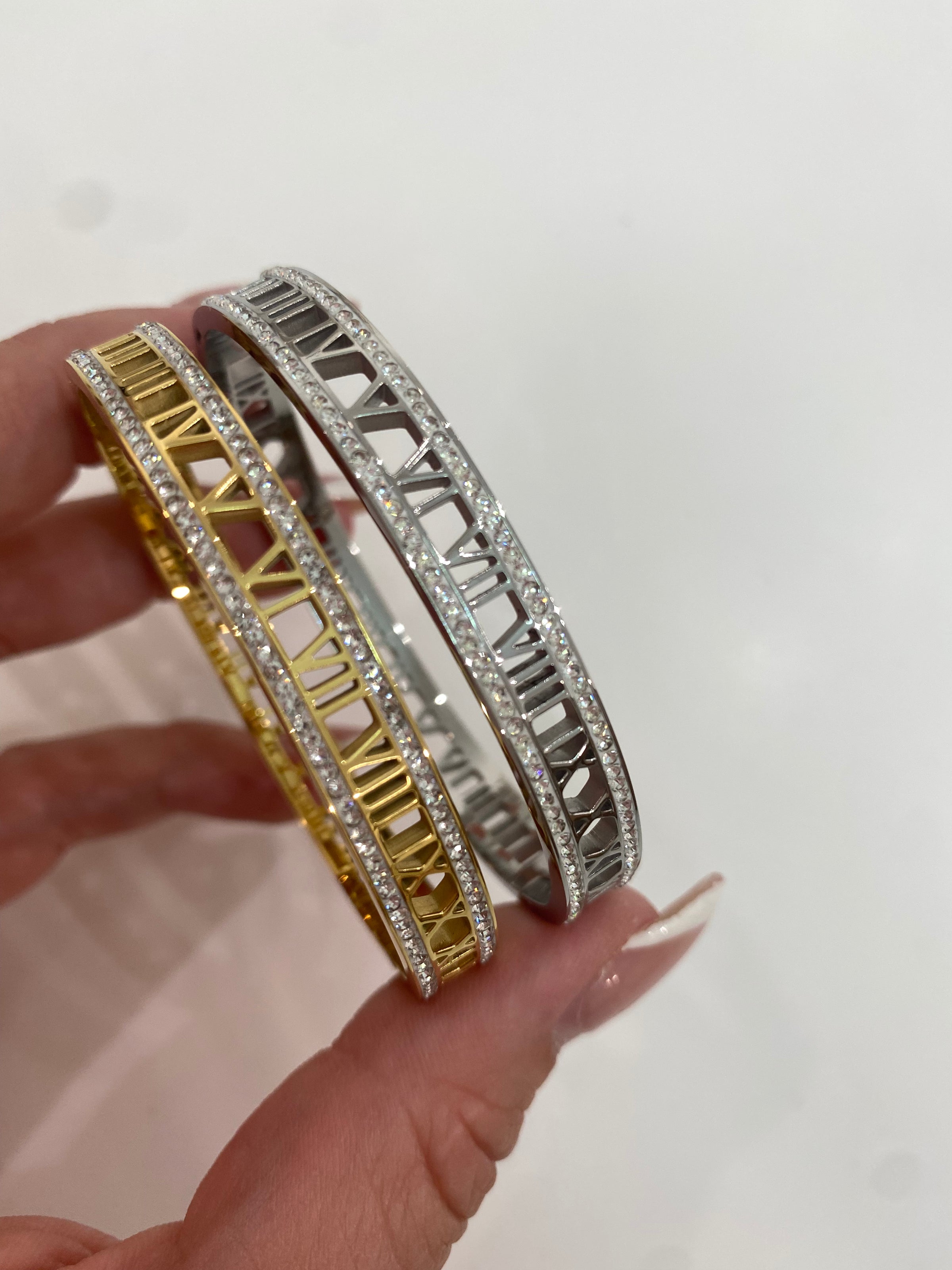 Icy Roman Bangle