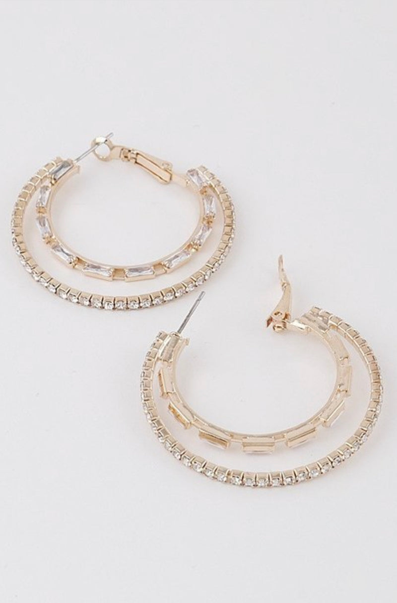 Duo Hoop Earring