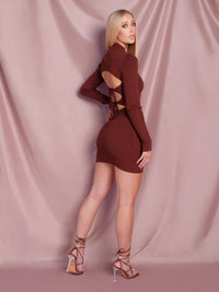Annina Sweater Dress Cocoa